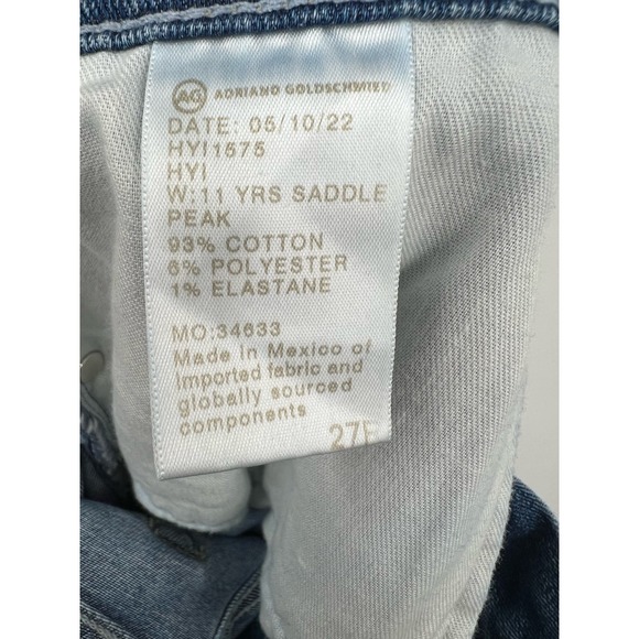 AG Adriano Goldschmied Ex-boyfriend Slouchy Slim Leg Cloud Soft Jean Size 27R - Picture 11 of 11